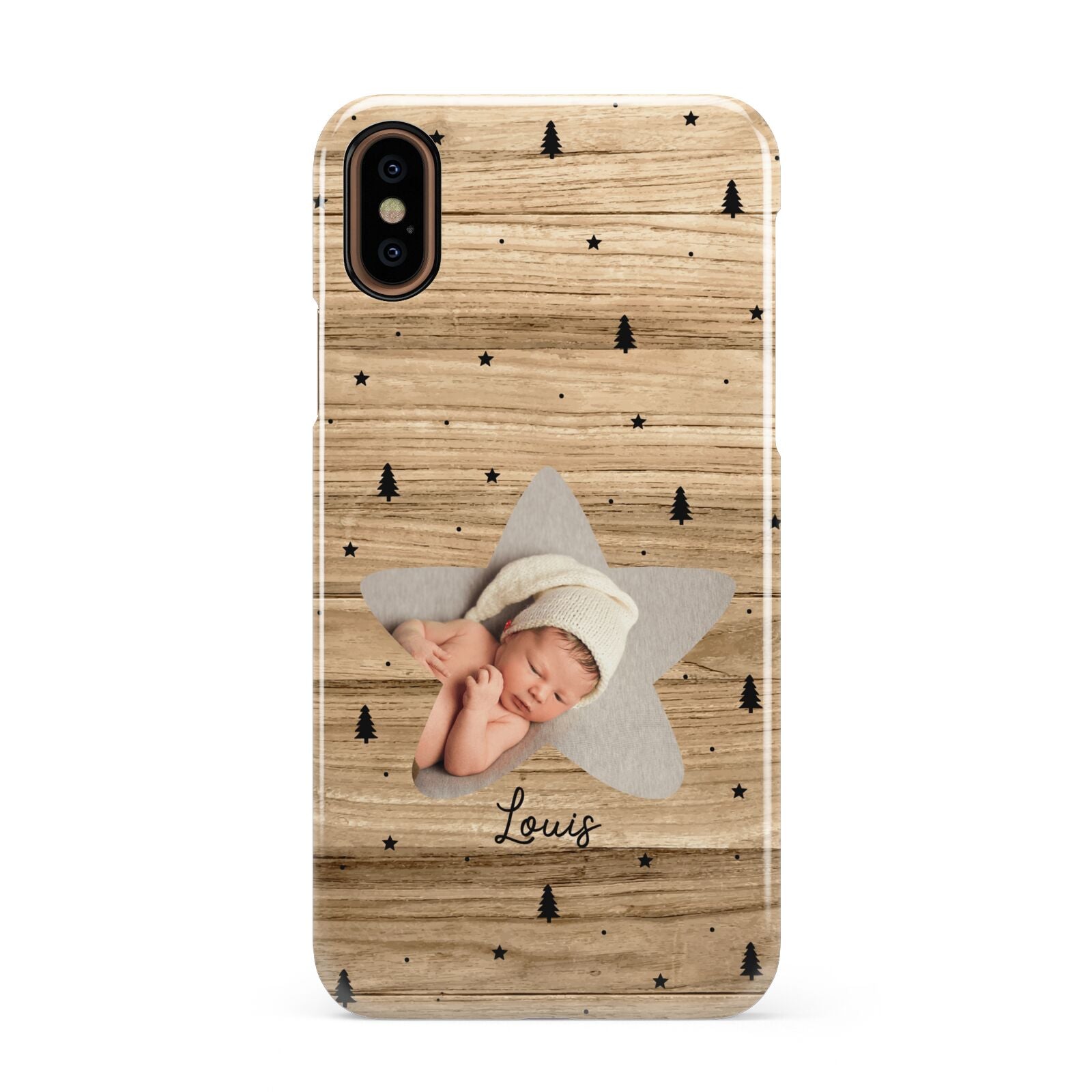 Baby Photo Upload Apple iPhone XS 3D Snap Case