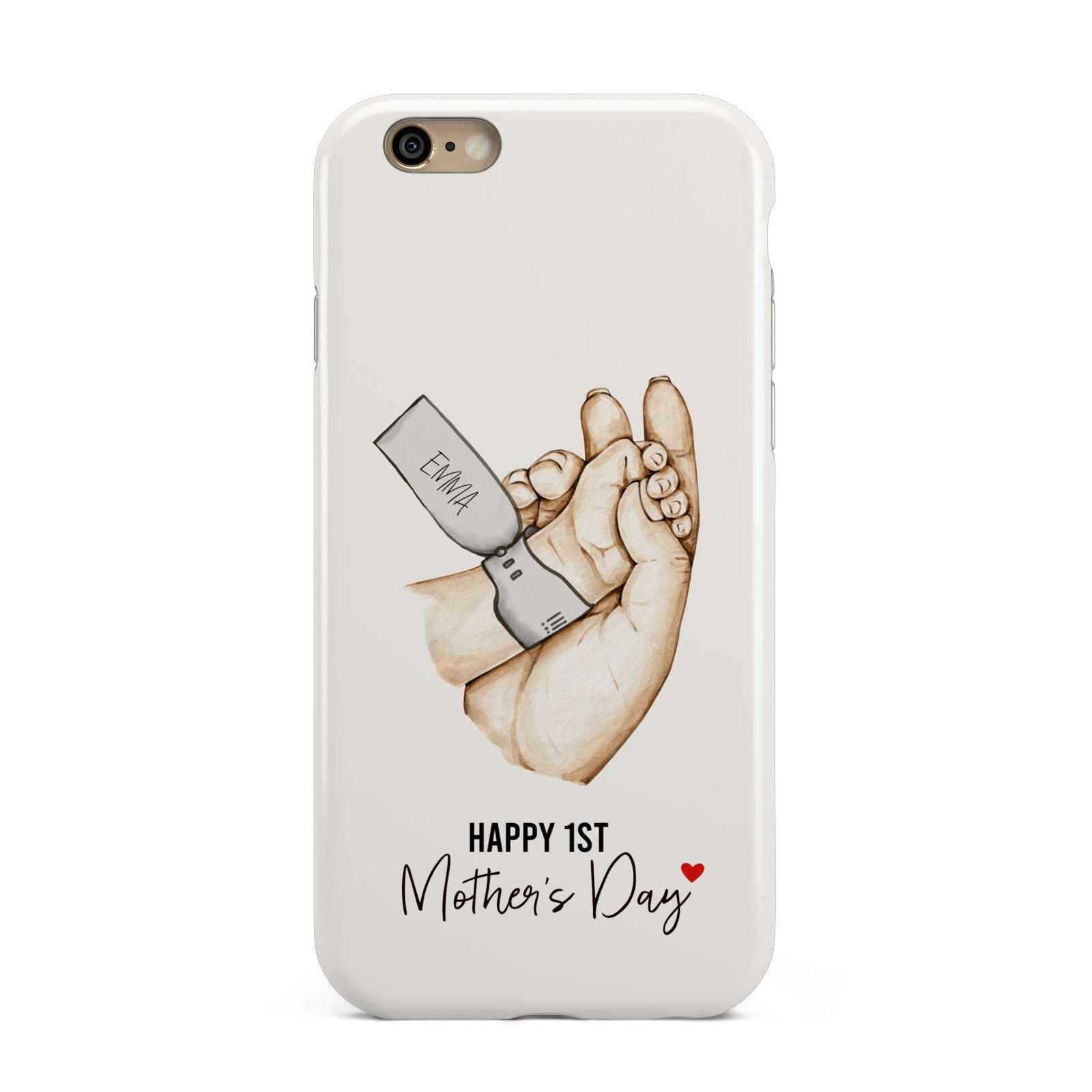 Baby s Hands First Mothers Day Apple iPhone 6 3D Tough Case