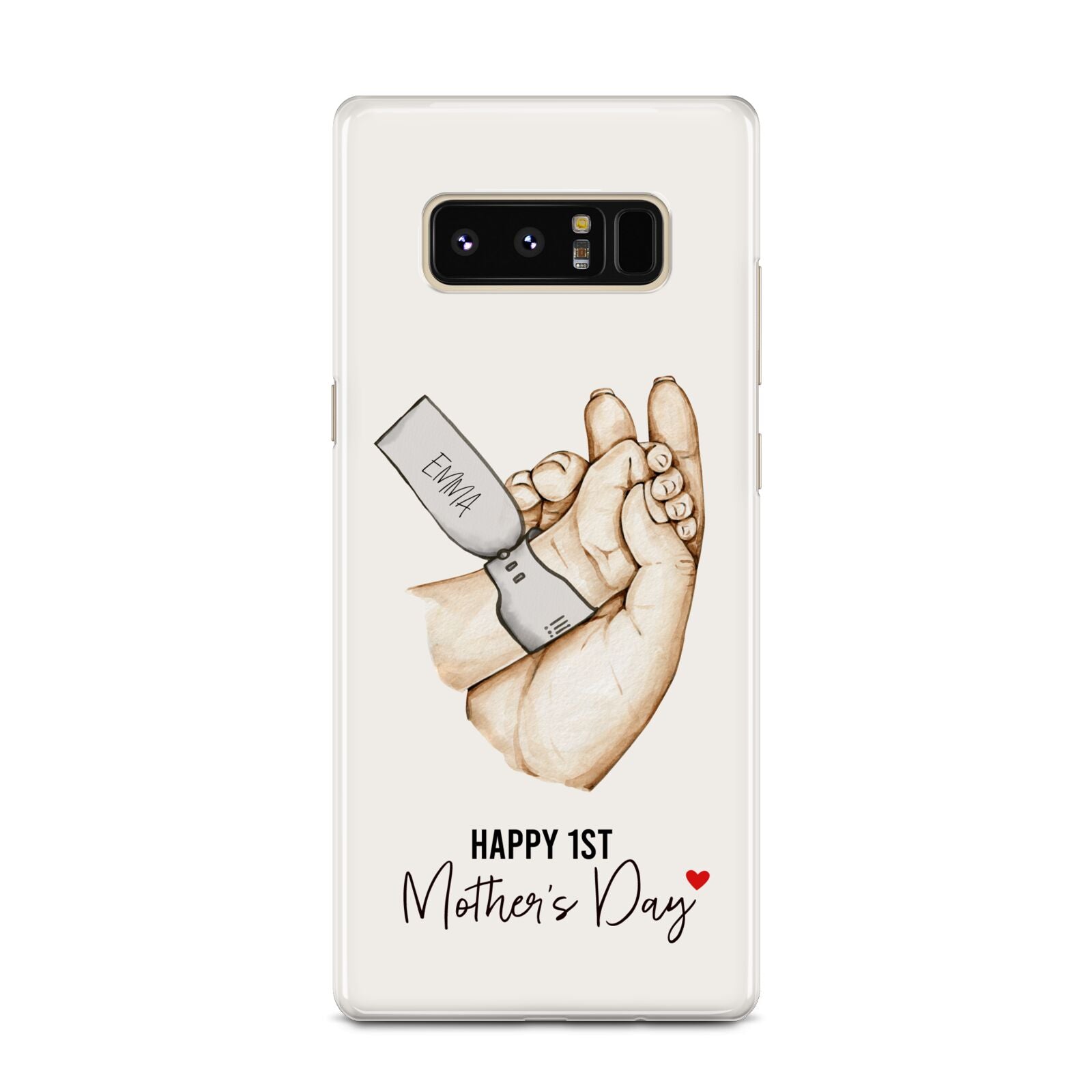 Baby s Hands First Mothers Day Samsung Galaxy Note 8 Case