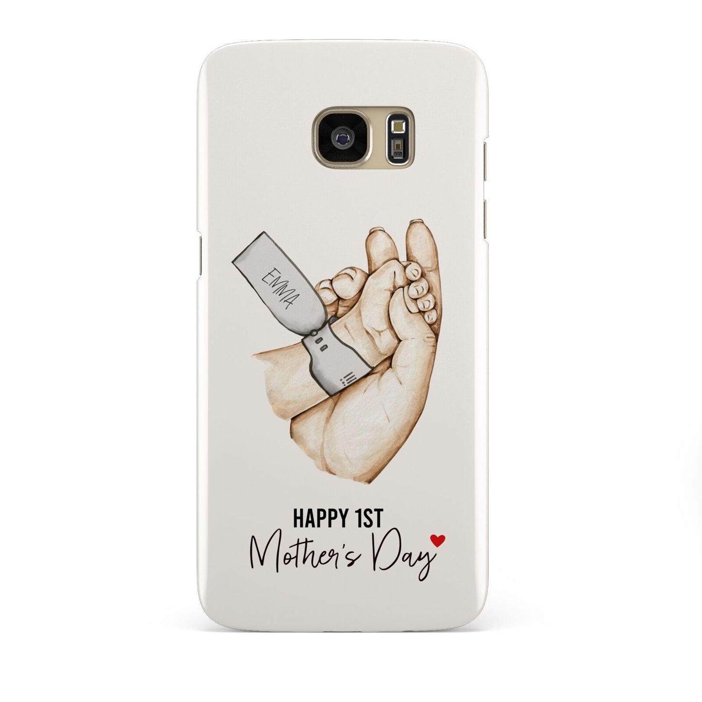 Baby s Hands First Mothers Day Samsung Galaxy S7 Edge Case