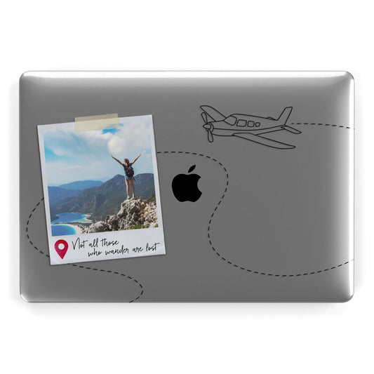 Backpacker Photo Upload Personalised Apple MacBook Case