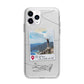 Backpacker Photo Upload Personalised Apple iPhone 11 Pro Max in Silver with Bumper Case