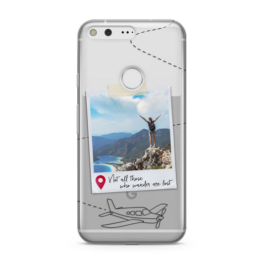 Backpacker Photo Upload Personalised Google Pixel Case