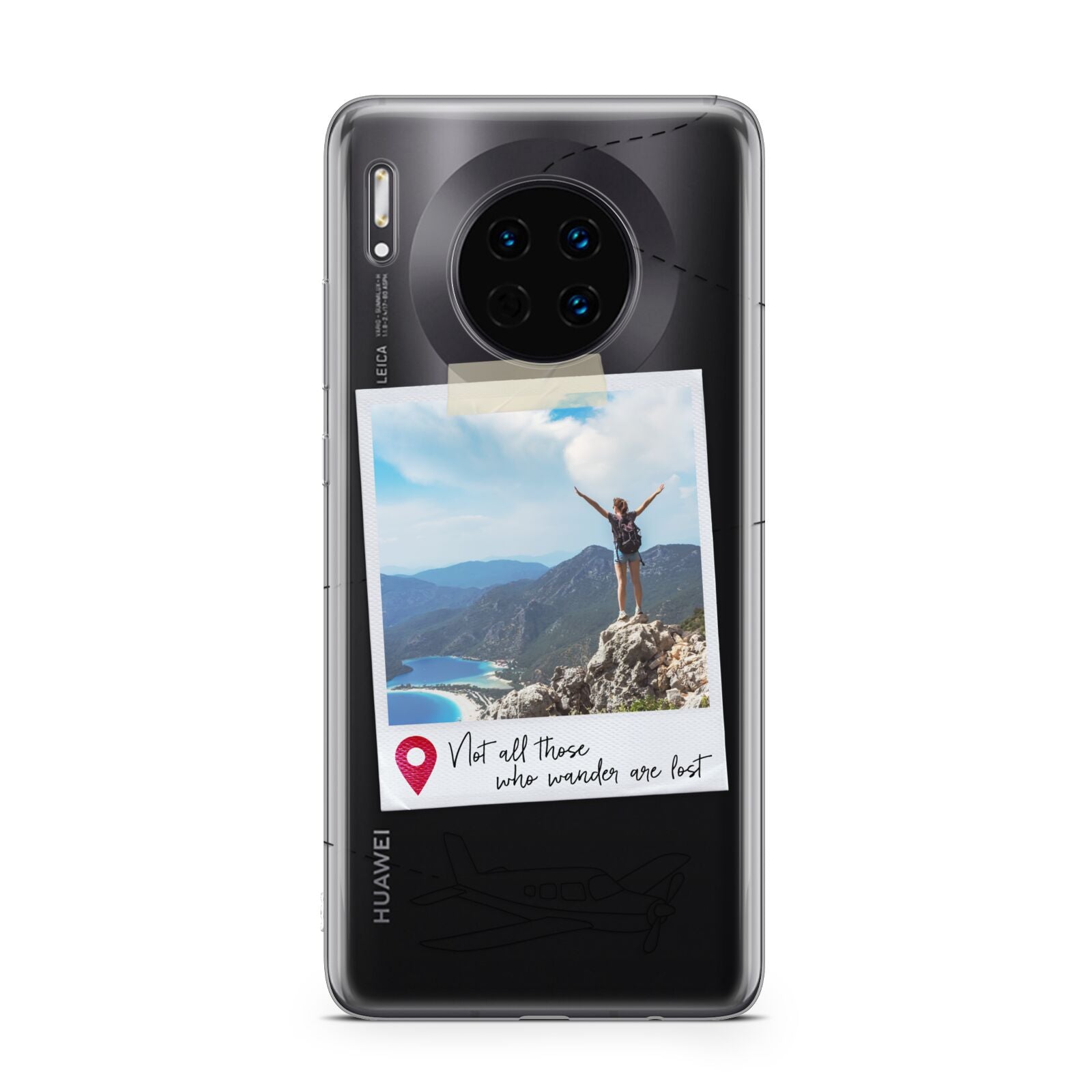 Backpacker Photo Upload Personalised Huawei Mate 30