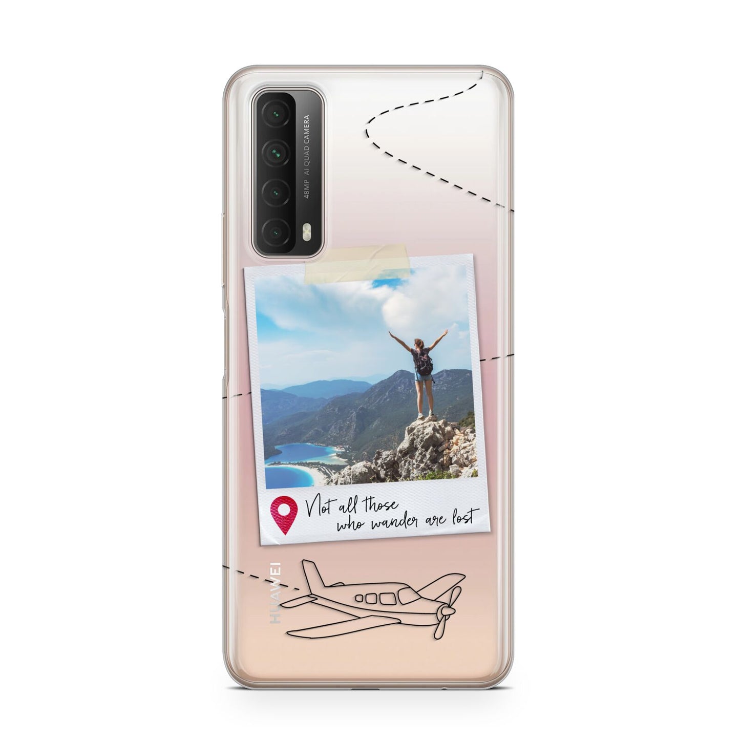 Backpacker Photo Upload Personalised Huawei P Smart 2021