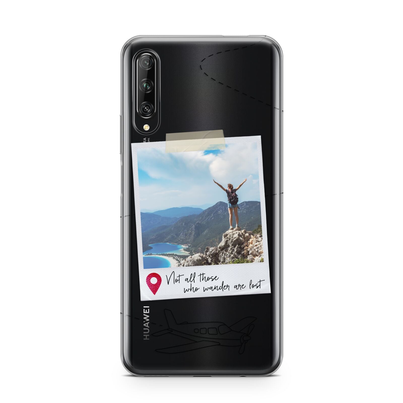 Backpacker Photo Upload Personalised Huawei P Smart Pro 2019