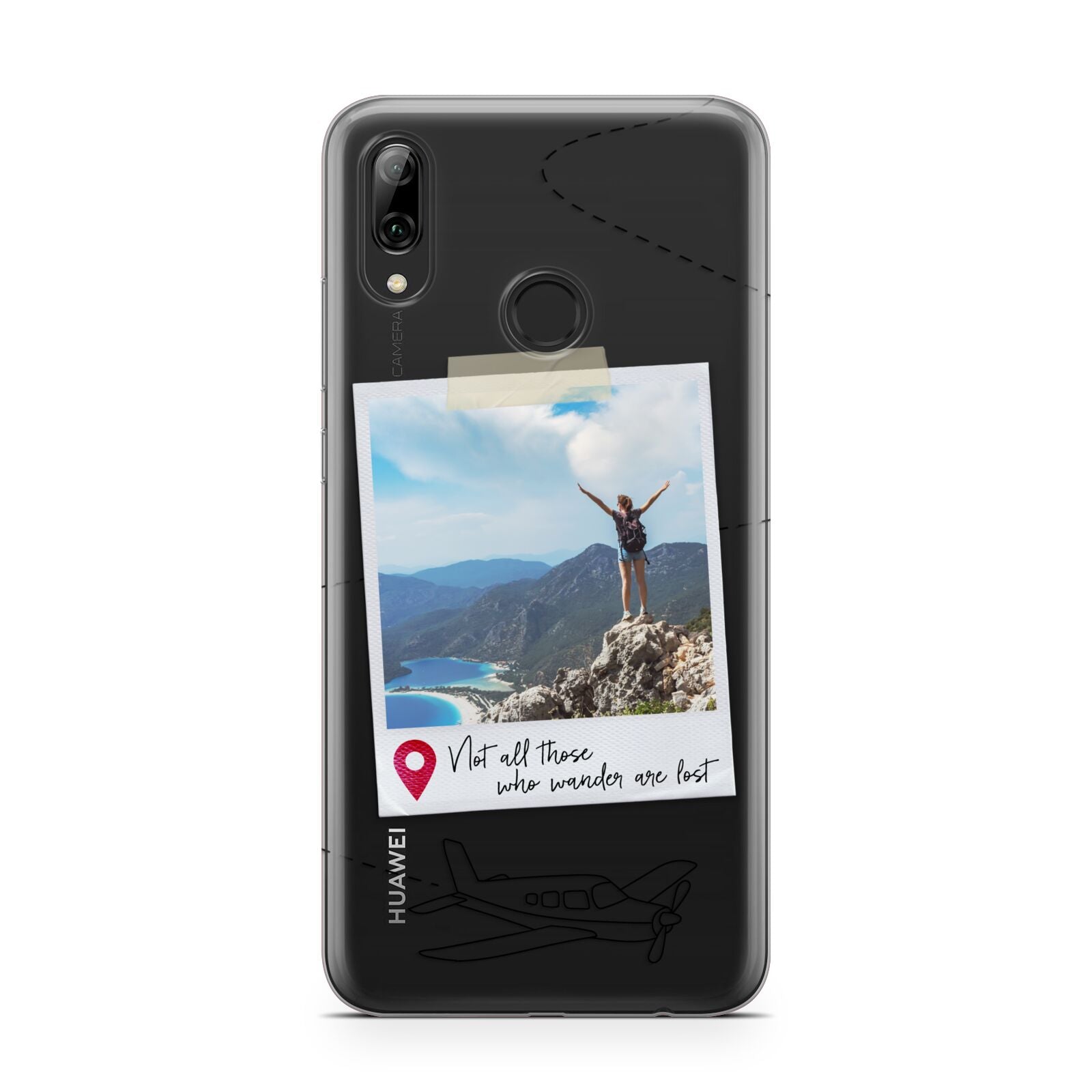 Backpacker Photo Upload Personalised Huawei Y7 2019