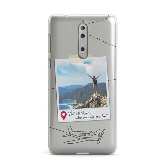 Backpacker Photo Upload Personalised Nokia Case