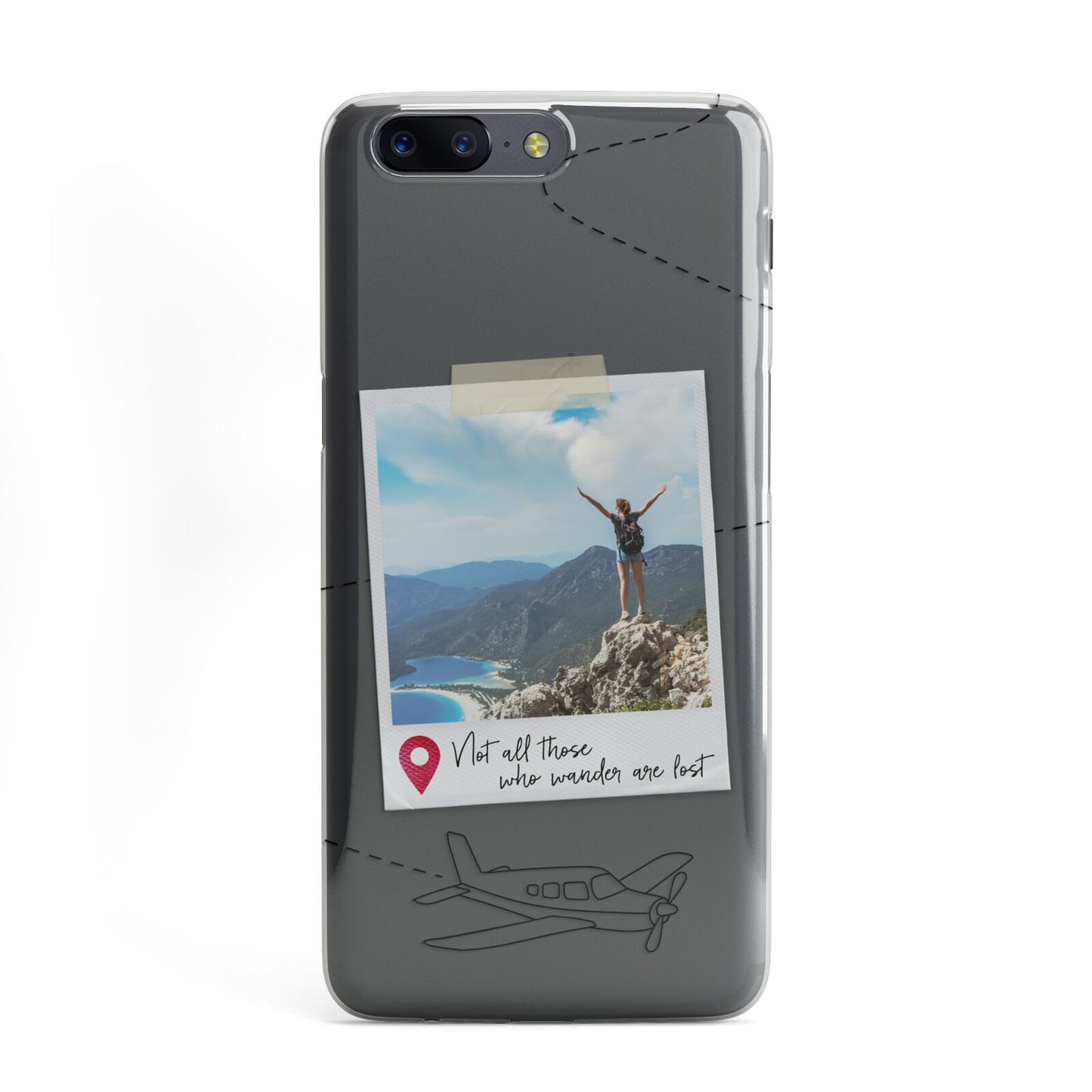 Backpacker Photo Upload Personalised OnePlus Case