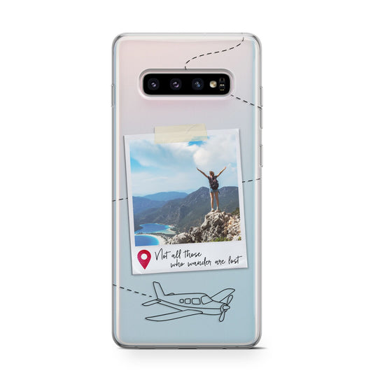 Backpacker Photo Upload Personalised Protective Samsung Galaxy Case