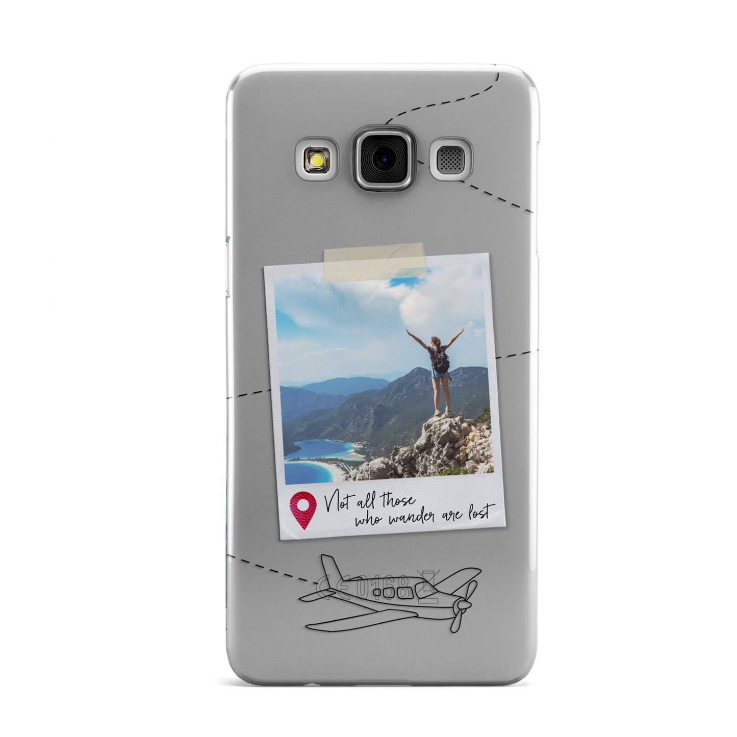 Backpacker Photo Upload Personalised Samsung Galaxy A3 Case