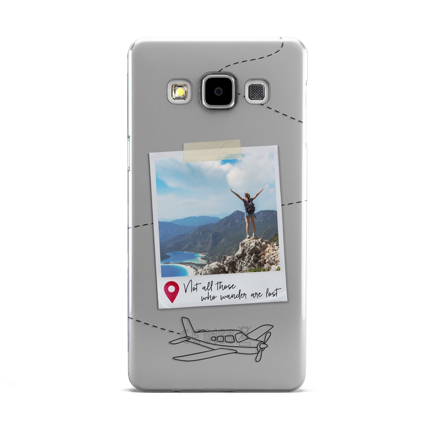 Backpacker Photo Upload Personalised Samsung Galaxy A5 Case