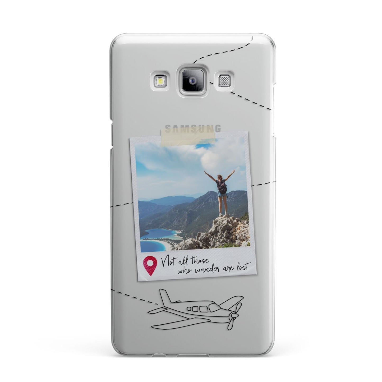 Backpacker Photo Upload Personalised Samsung Galaxy A7 2015 Case