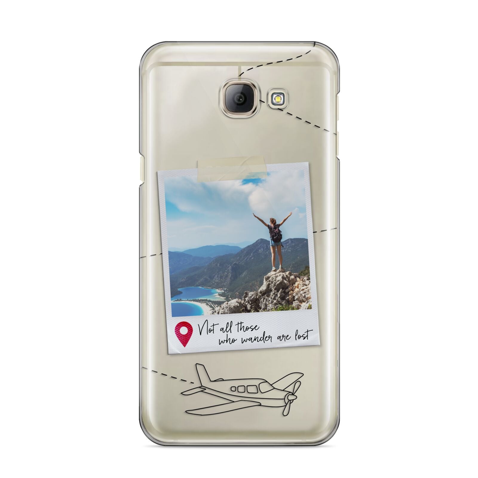 Backpacker Photo Upload Personalised Samsung Galaxy A8 2016 Case