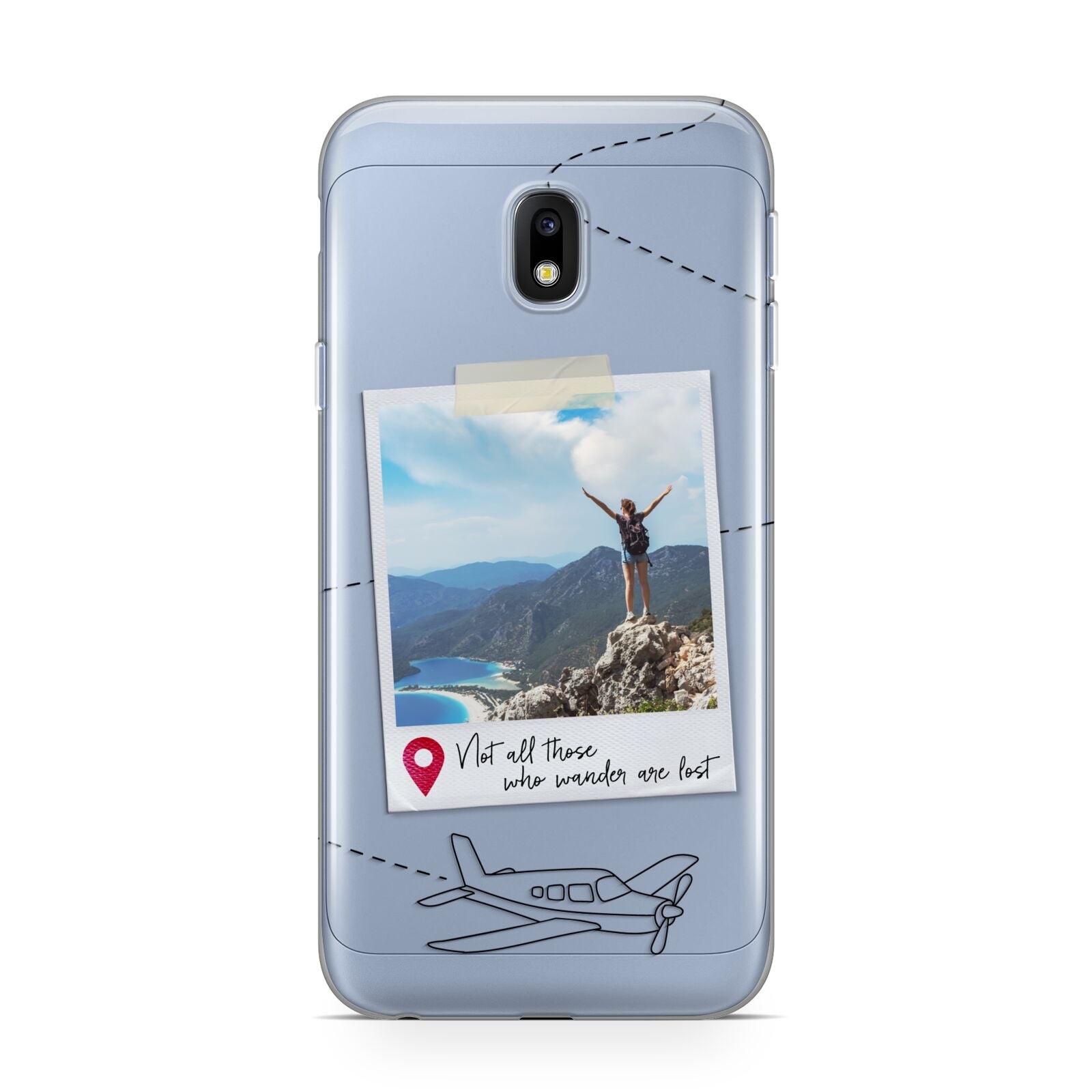 Backpacker Photo Upload Personalised Samsung Galaxy J3 2017 Case