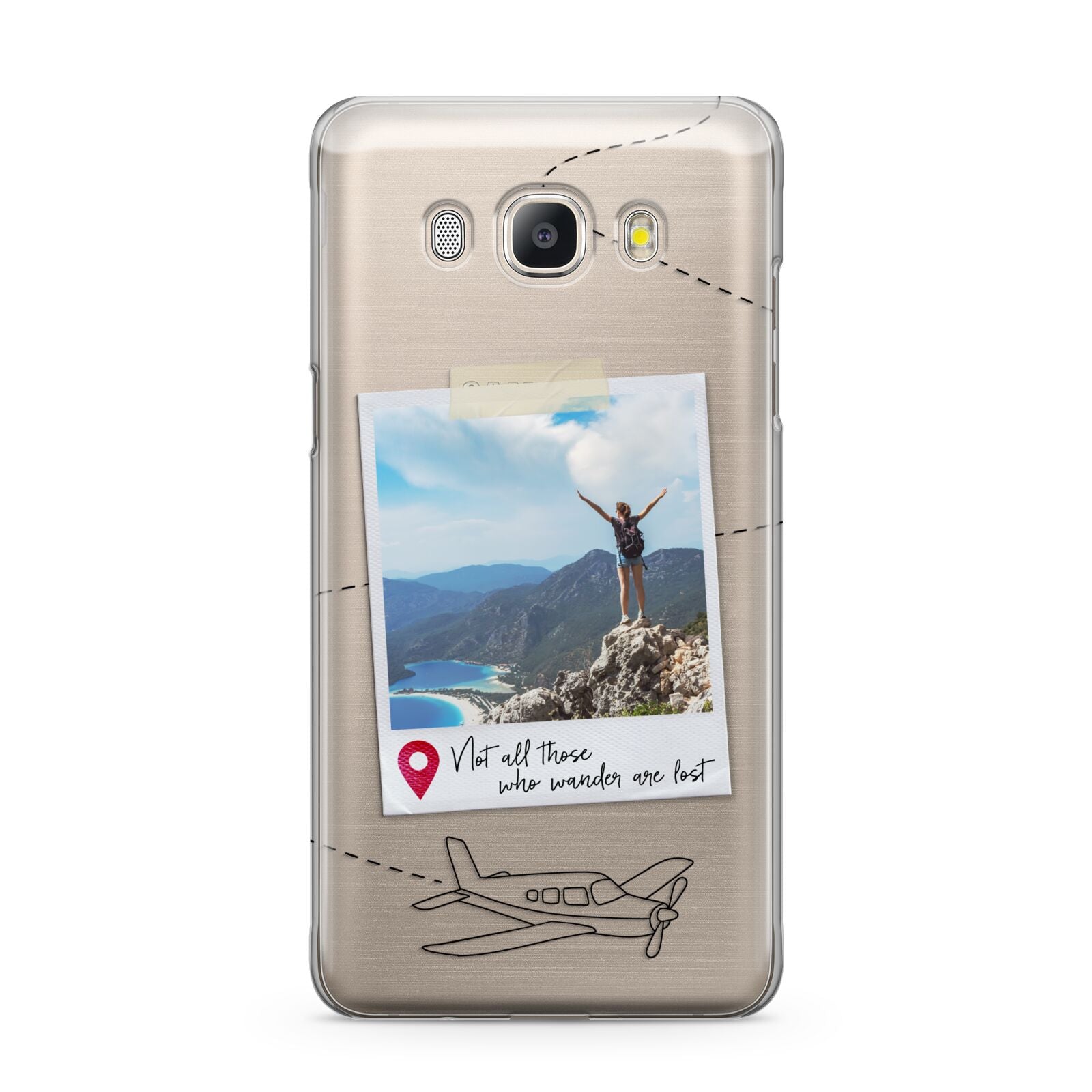 Backpacker Photo Upload Personalised Samsung Galaxy J5 2016 Case