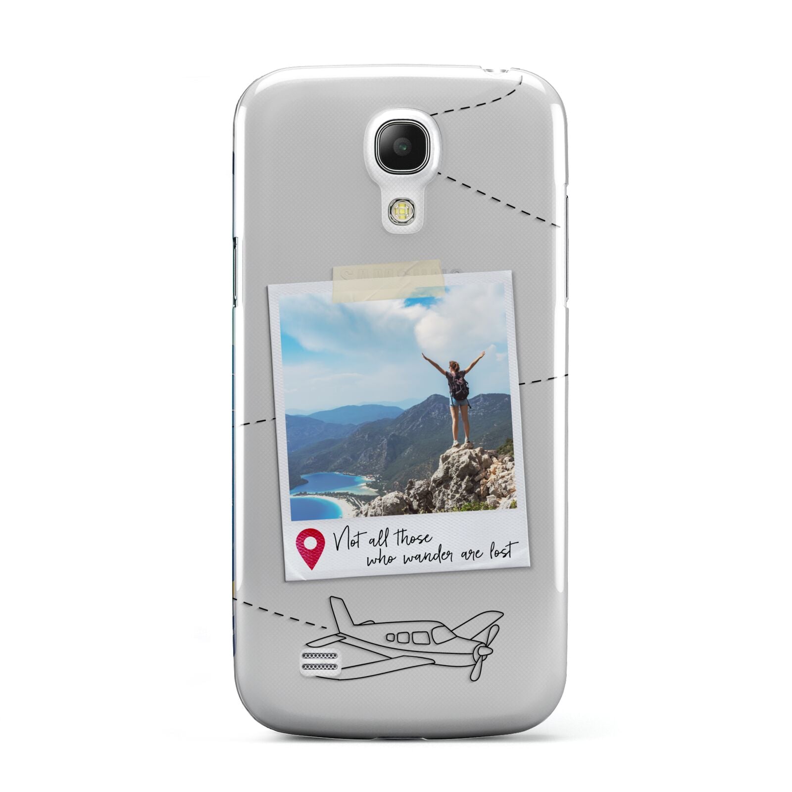 Backpacker Photo Upload Personalised Samsung Galaxy S4 Mini Case