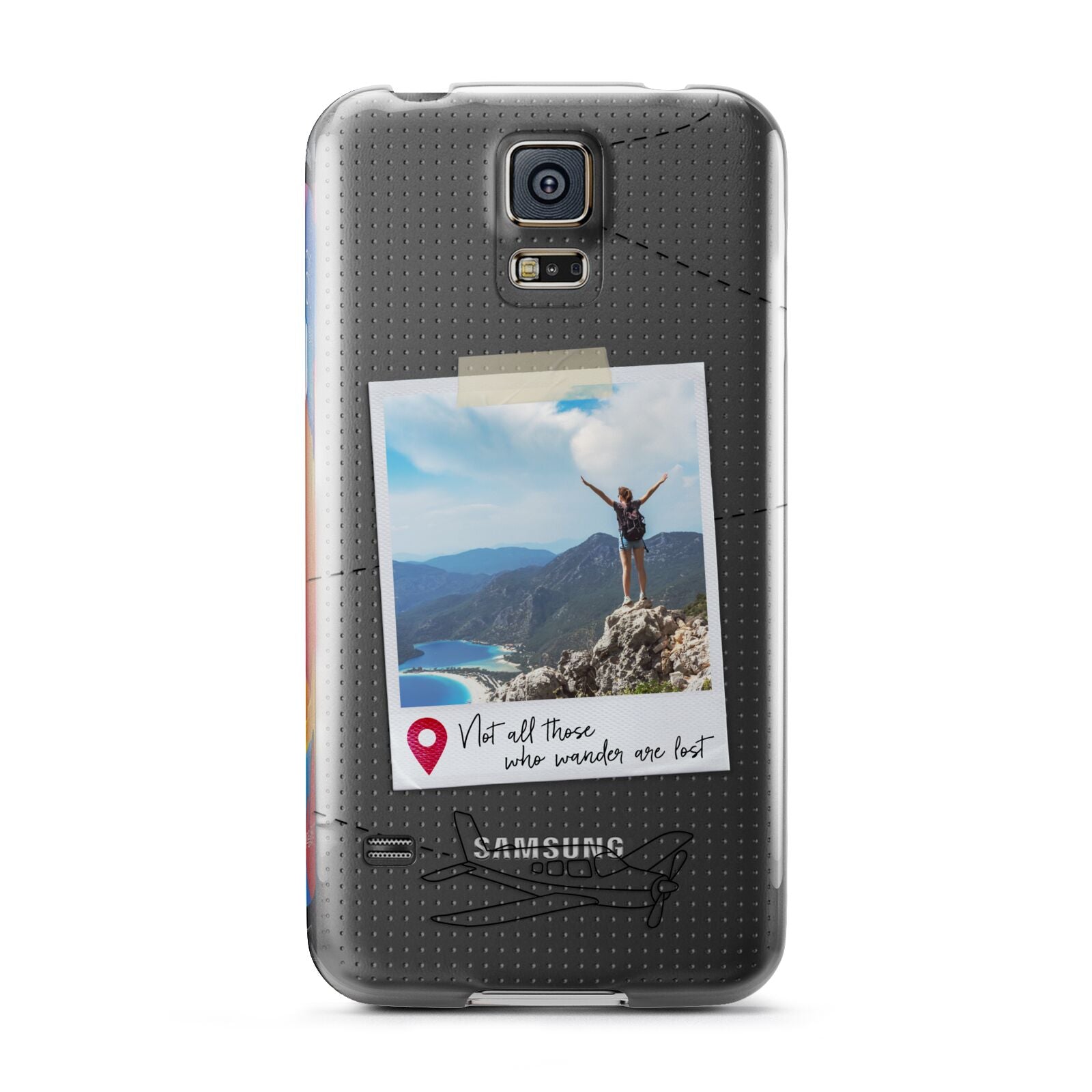 Backpacker Photo Upload Personalised Samsung Galaxy S5 Case