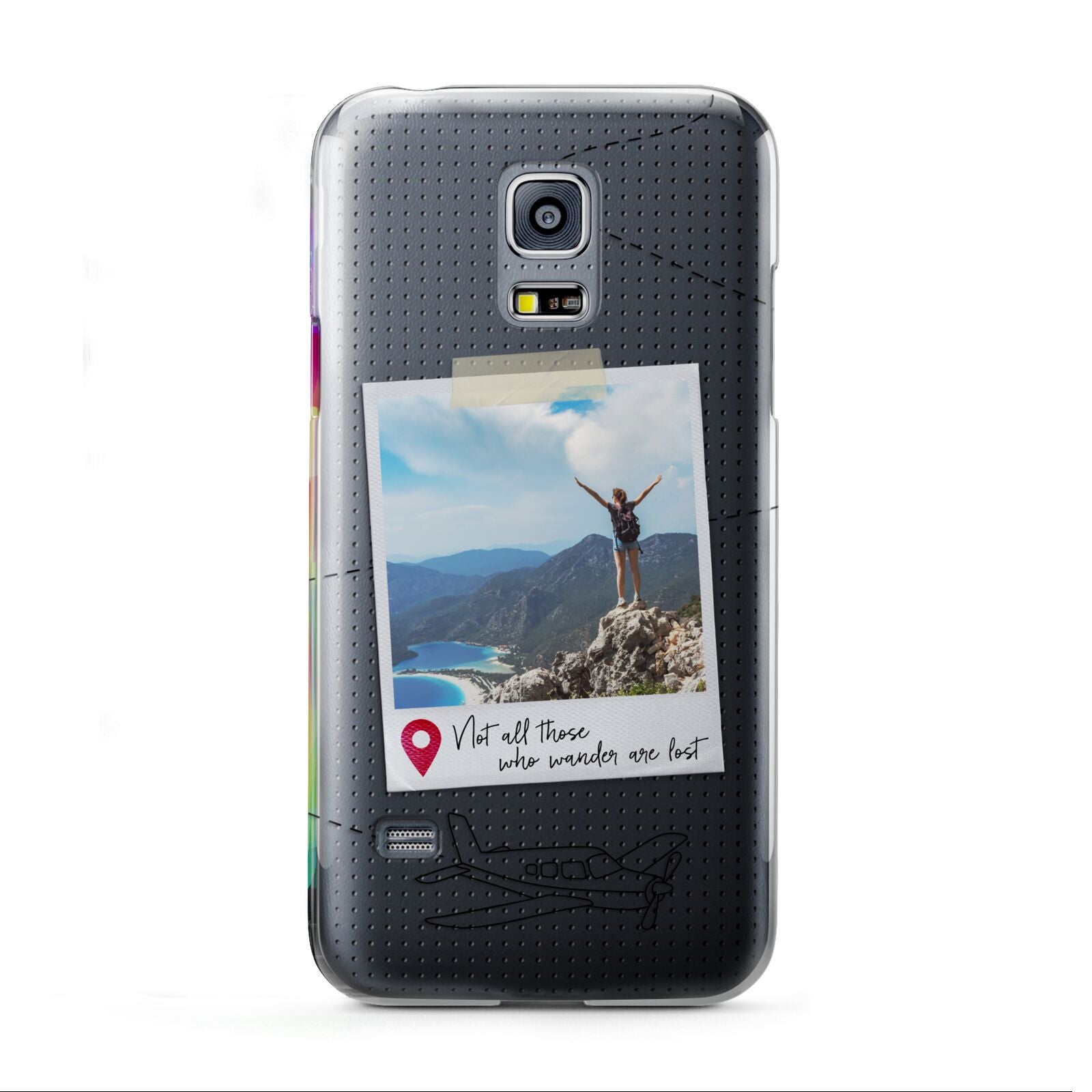 Backpacker Photo Upload Personalised Samsung Galaxy S5 Mini Case