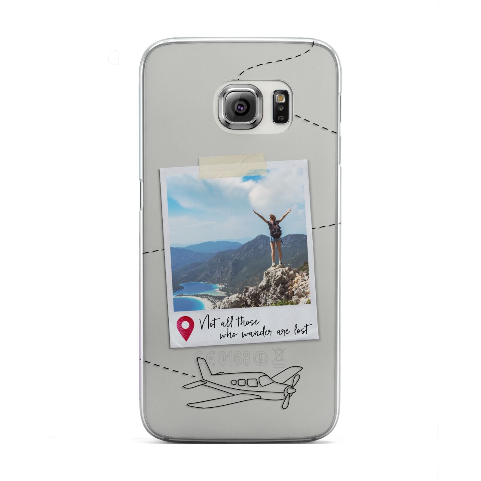 Backpacker Photo Upload Personalised Samsung Galaxy S6 Edge Case