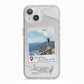 Backpacker Photo Upload Personalised iPhone 13 TPU Impact Case with White Edges