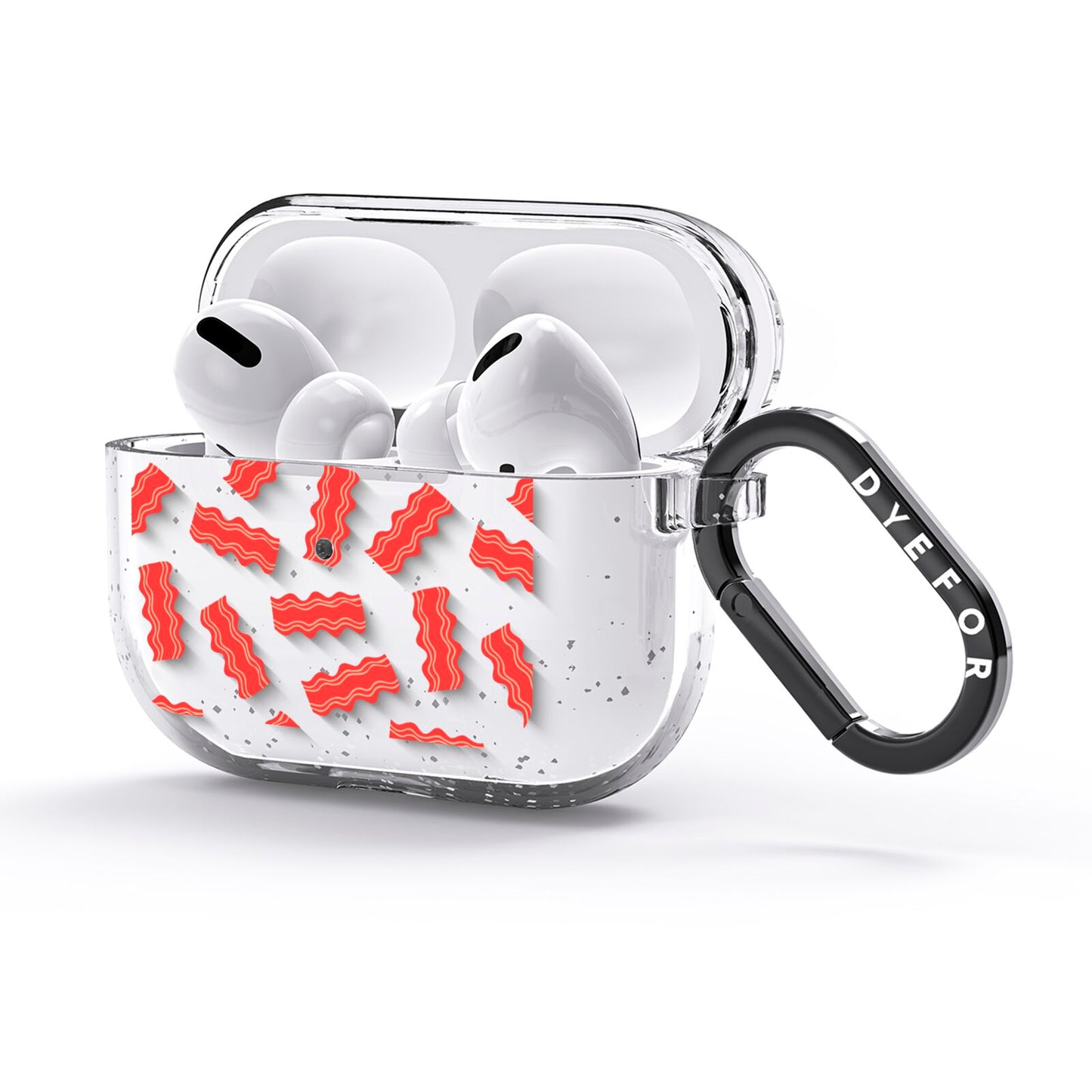 Bacon AirPods Glitter Case 3rd Gen Side Image