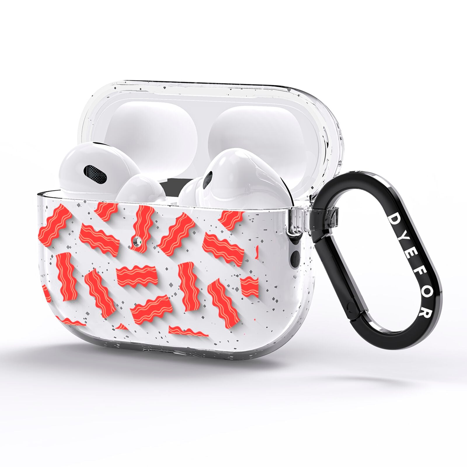 Bacon AirPods Pro Glitter Case Side Image