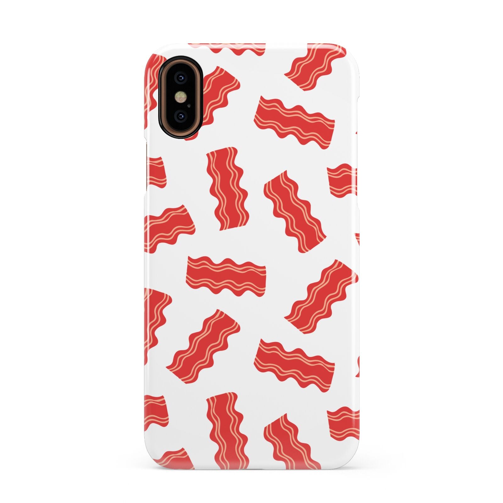 Bacon Apple iPhone XS 3D Snap Case