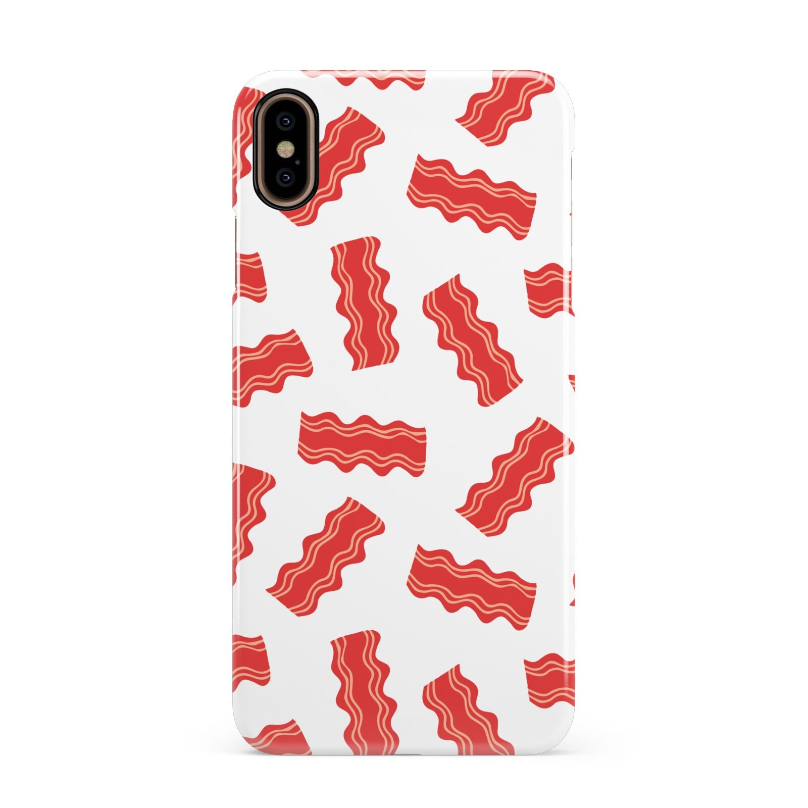 Bacon Apple iPhone Xs Max 3D Snap Case