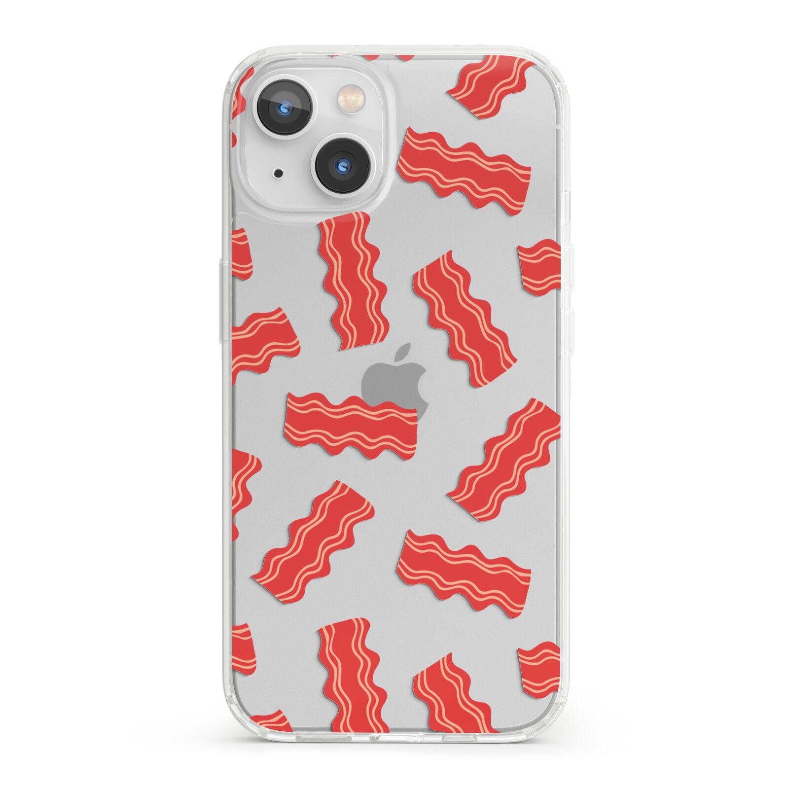 Bacon iPhone 13 Clear Bumper Case