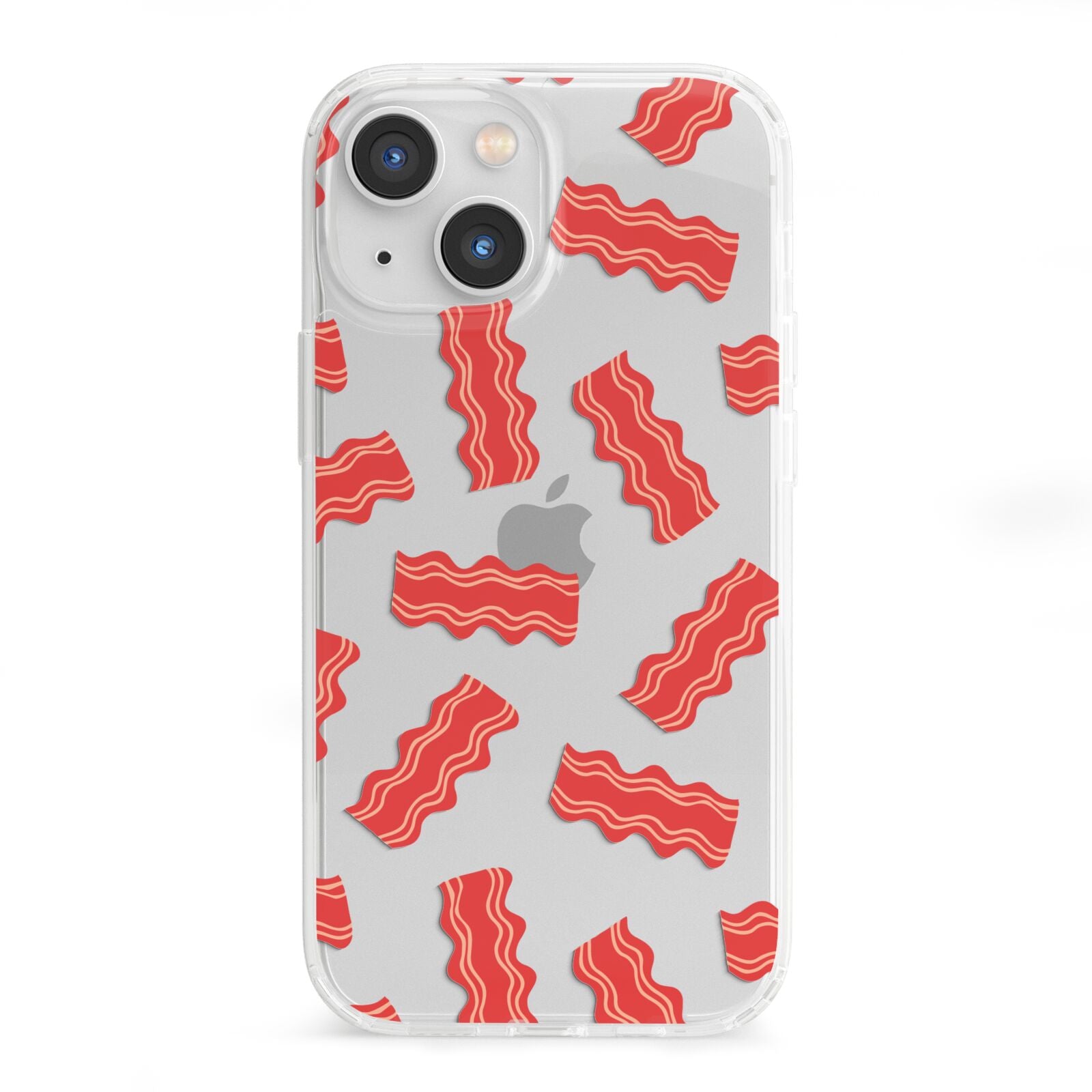 Bacon iPhone 13 Mini Clear Bumper Case