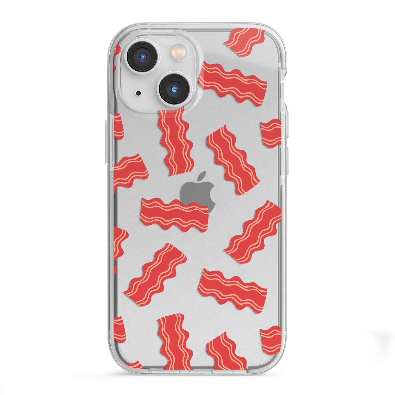 Bacon iPhone 13 Mini TPU Impact Case with White Edges