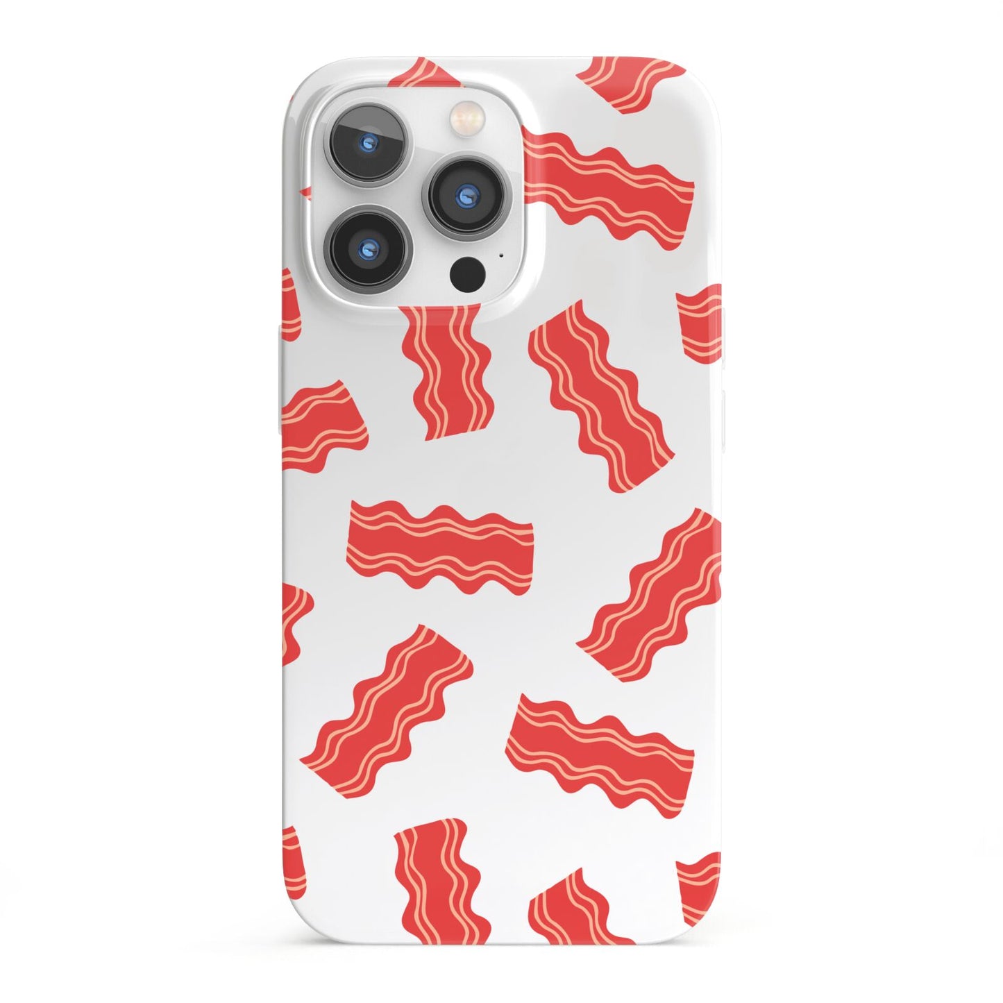 Bacon iPhone 13 Pro Full Wrap 3D Snap Case