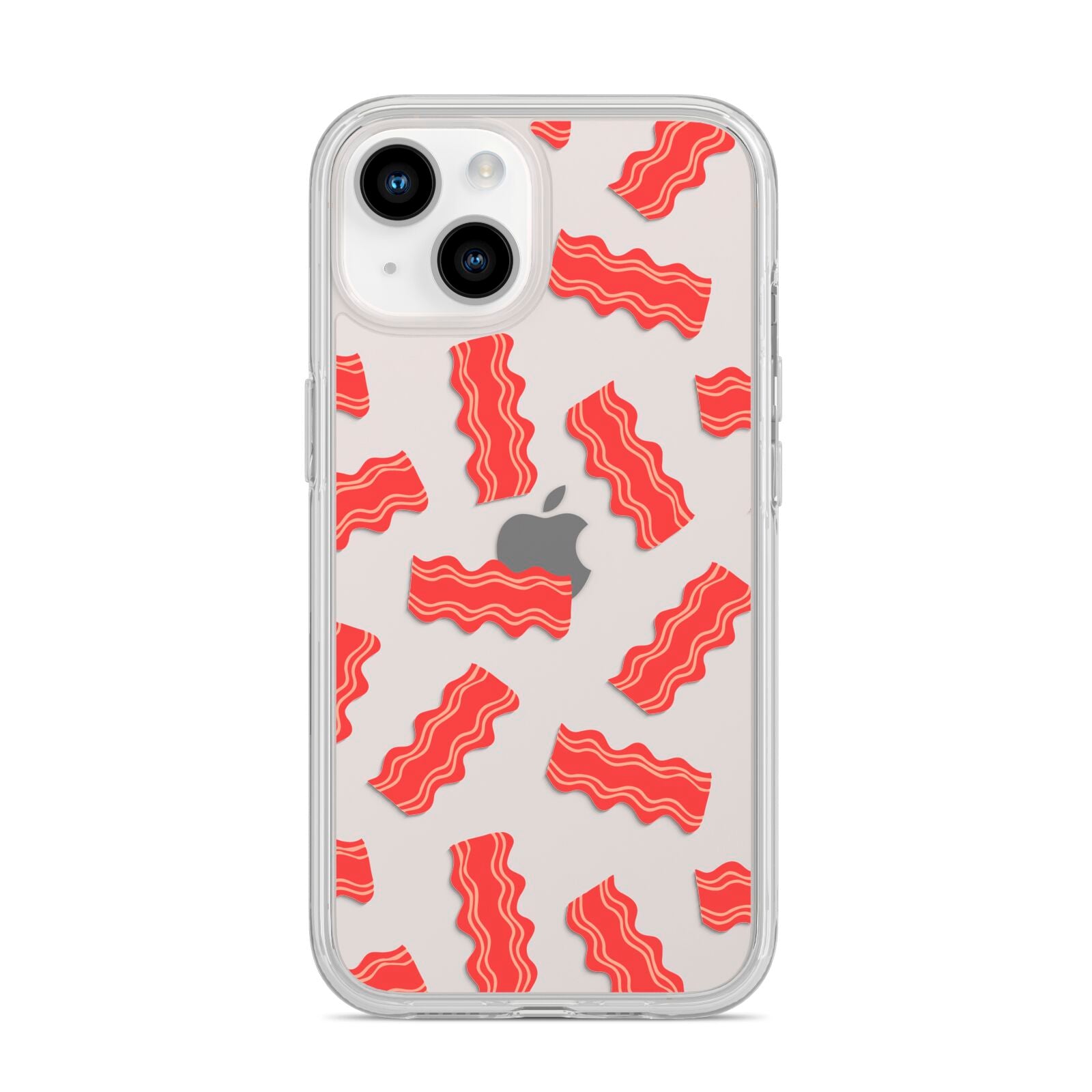 Bacon iPhone 14 Clear Tough Case Starlight