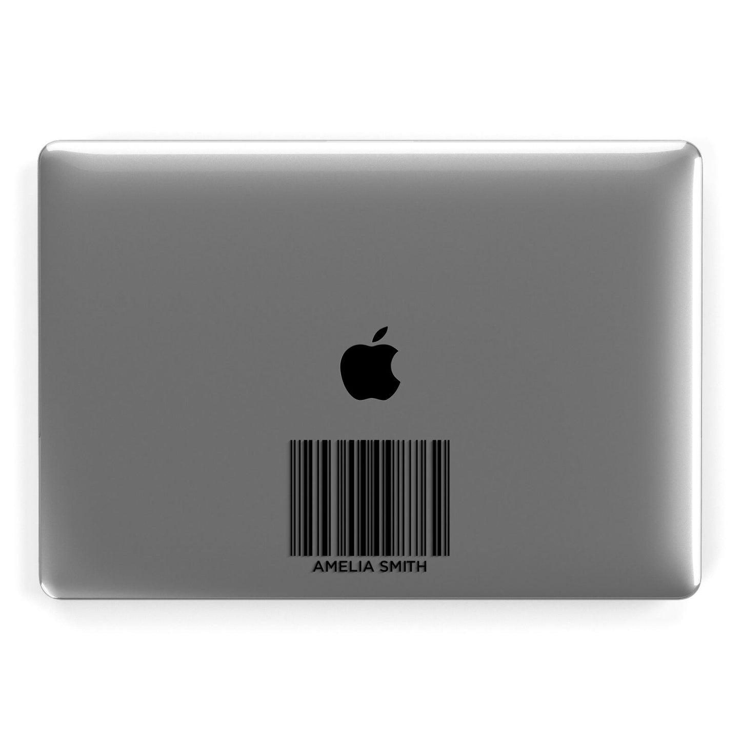 Barcode with Text Apple MacBook Case