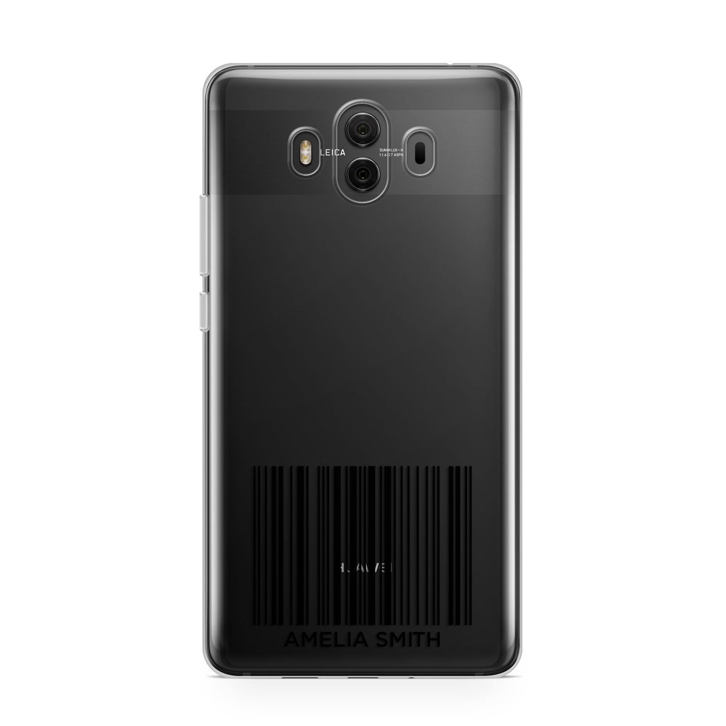 Barcode with Text Huawei Mate 10 Protective Phone Case