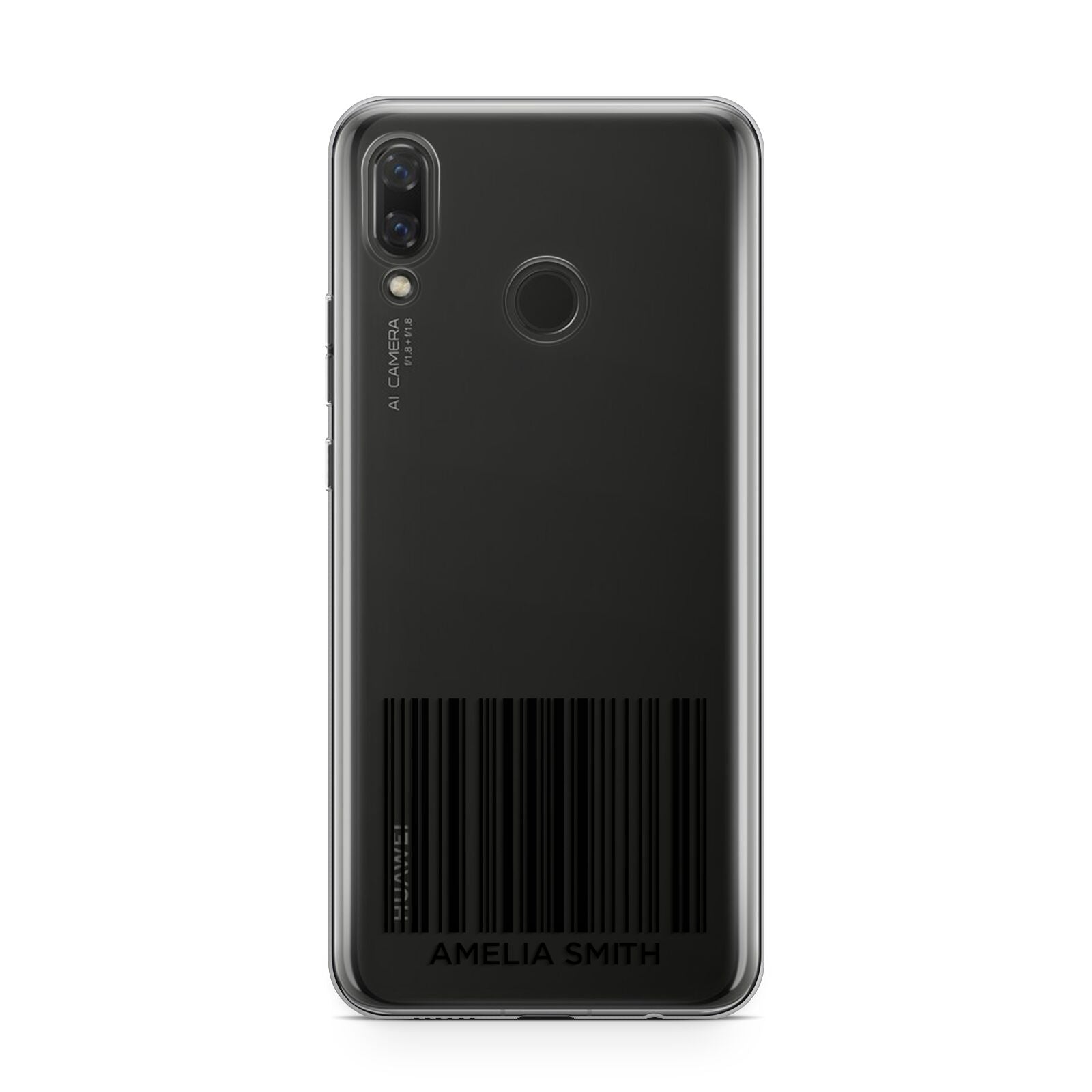 Barcode with Text Huawei Nova 3 Phone Case