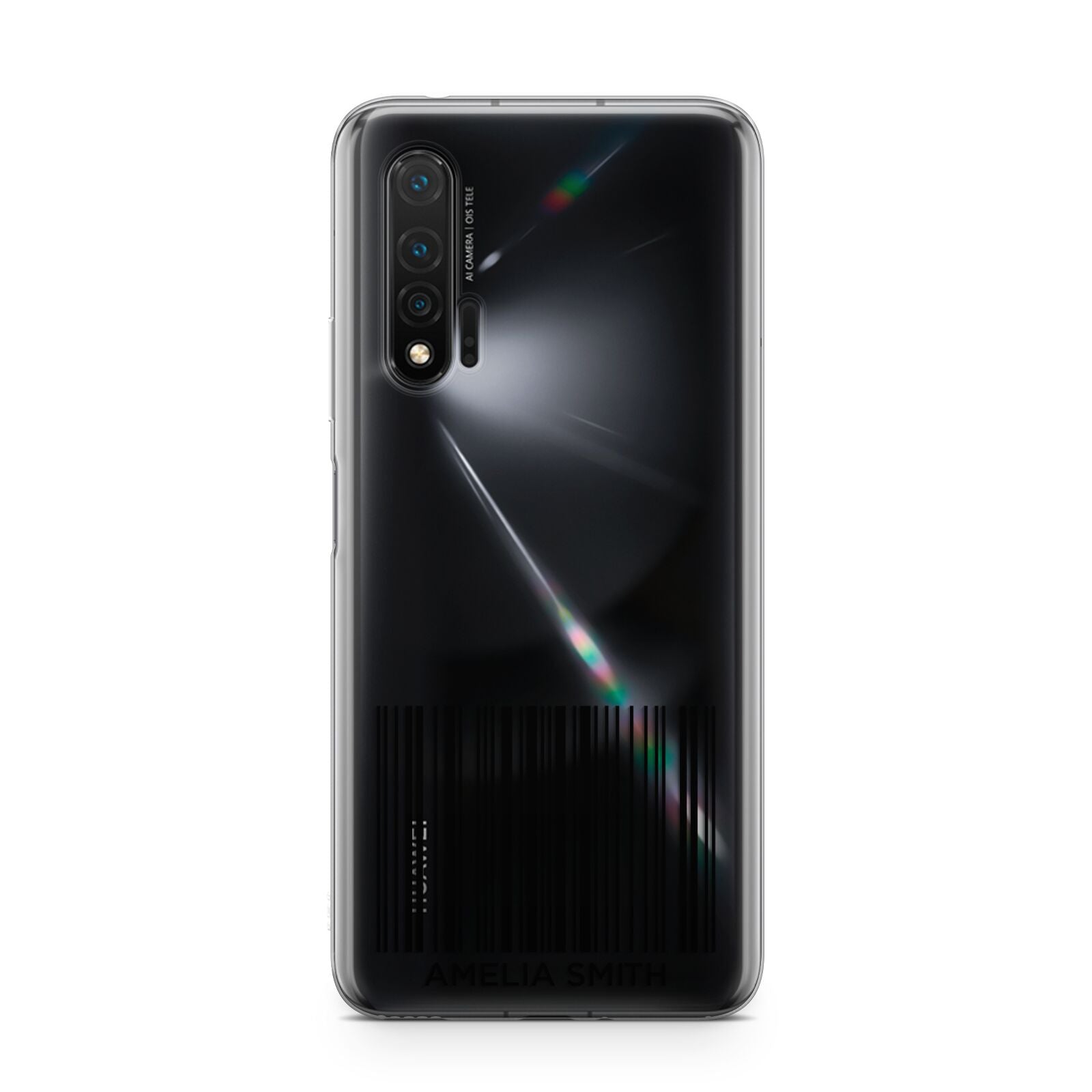 Barcode with Text Huawei Nova 6 Phone Case