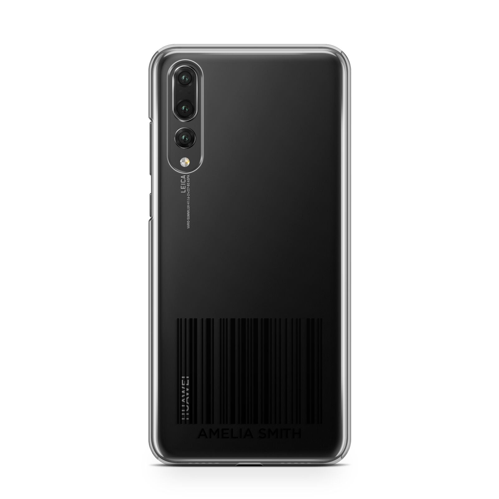 Barcode with Text Huawei P20 Pro Phone Case