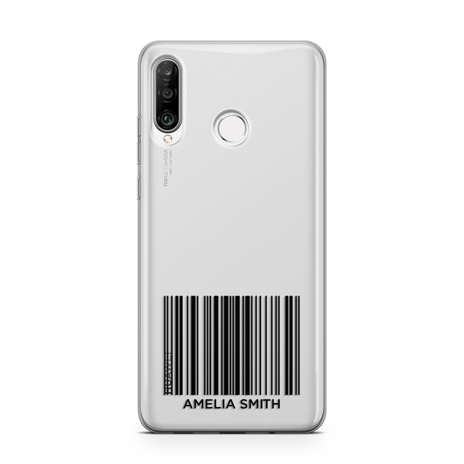 Barcode with Text Huawei P30 Lite Phone Case