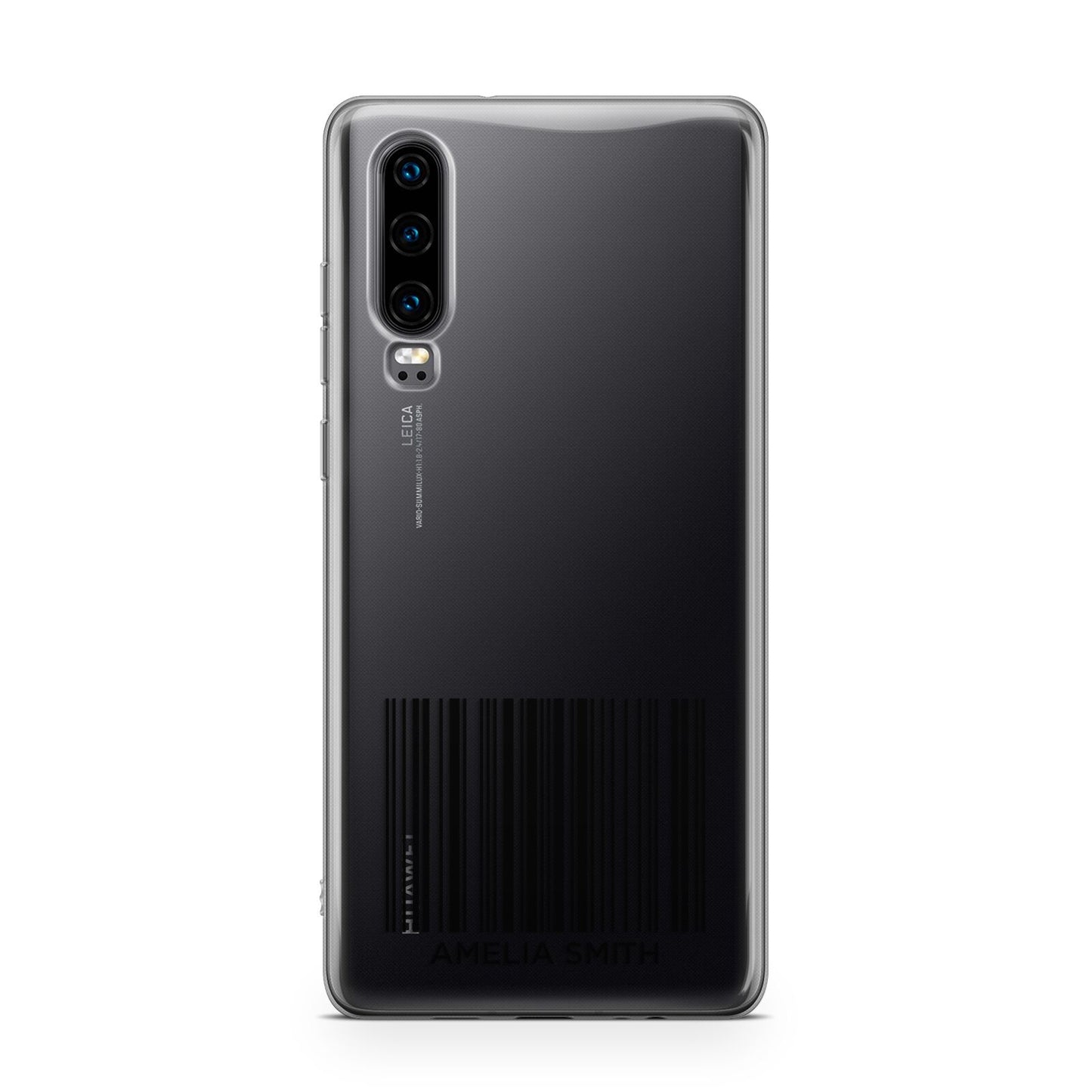 Barcode with Text Huawei P30 Phone Case