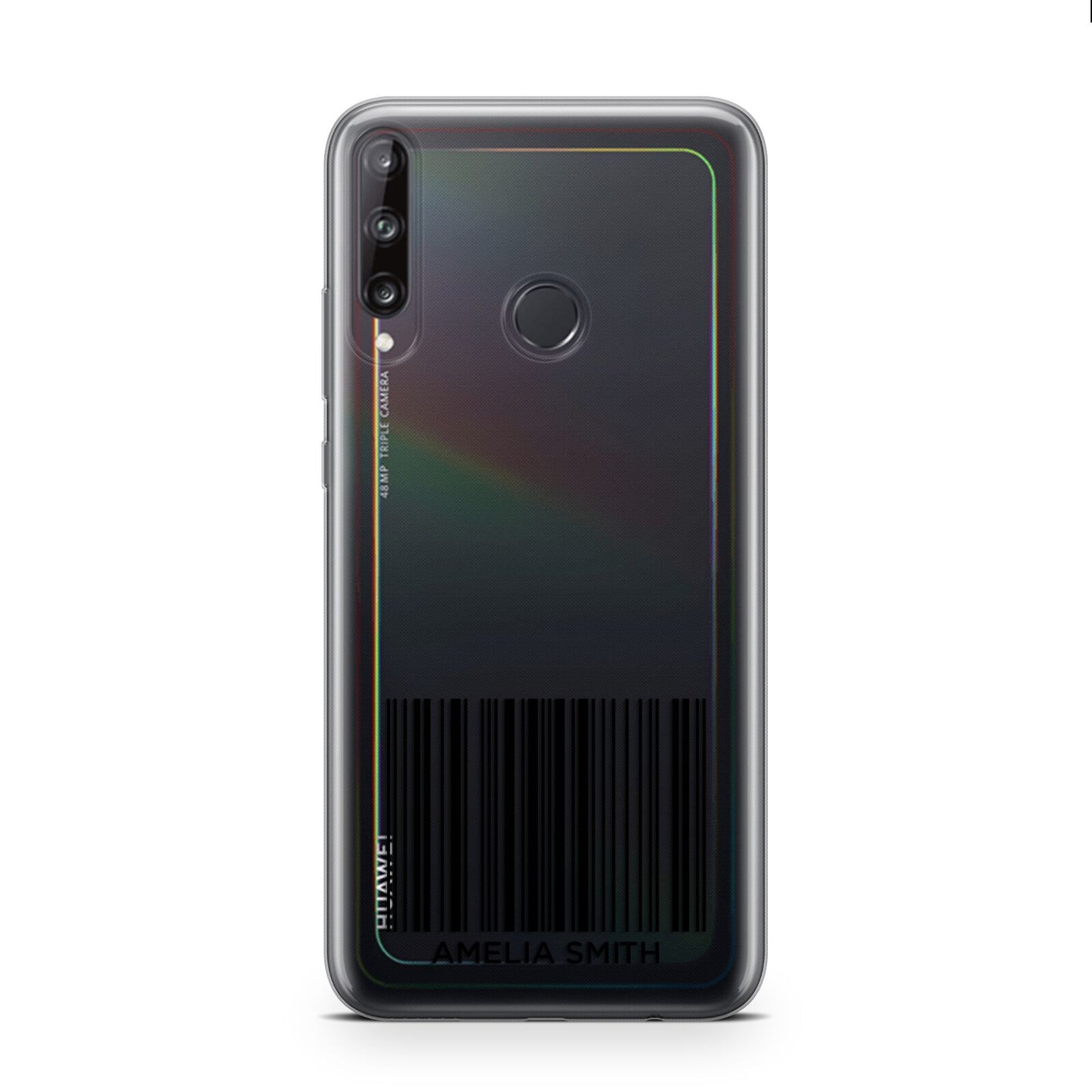 Barcode with Text Huawei P40 Lite E Phone Case