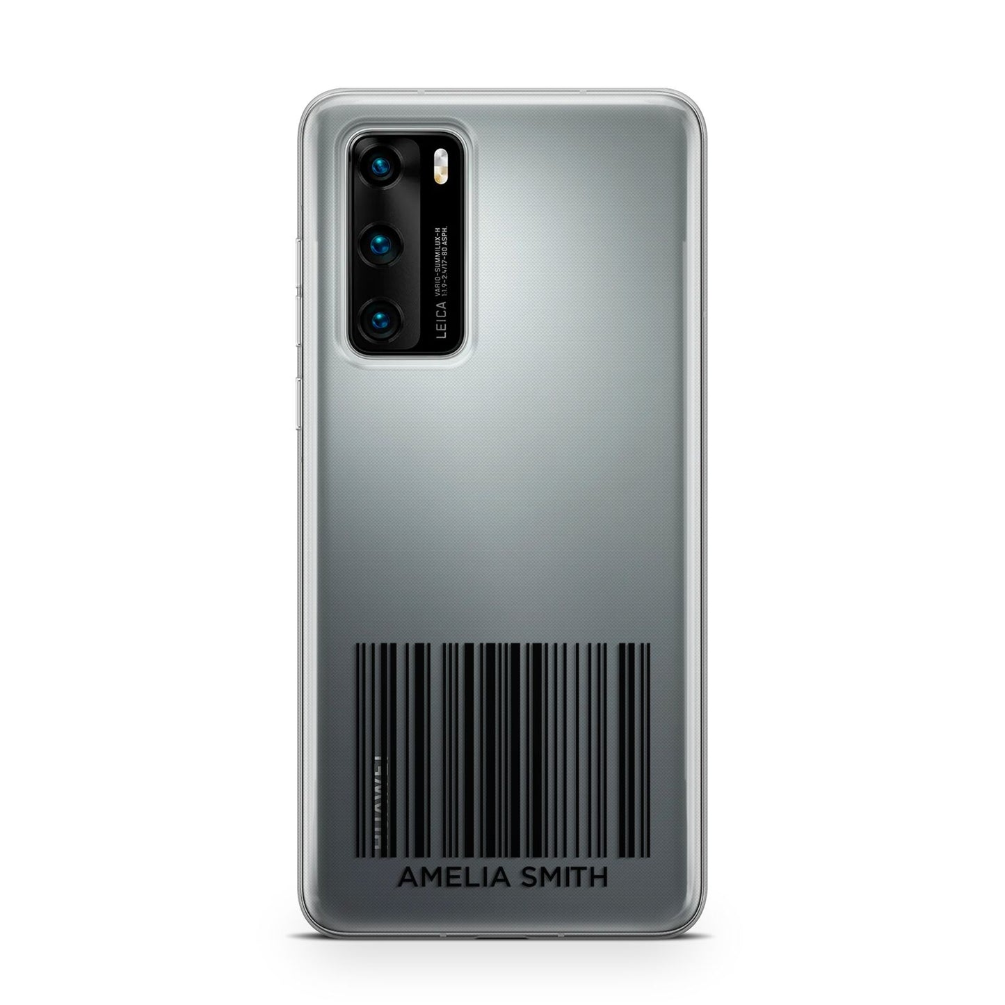 Barcode with Text Huawei P40 Phone Case