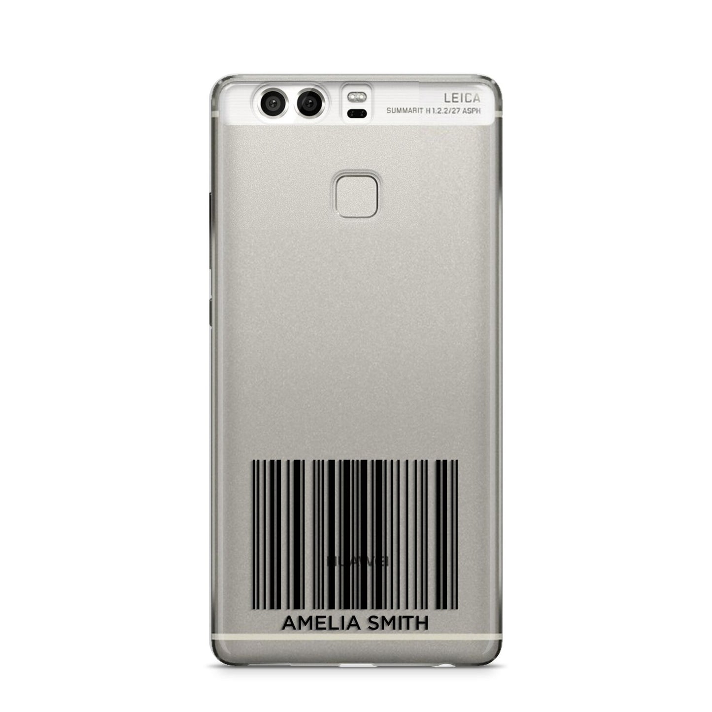 Barcode with Text Huawei P9 Case