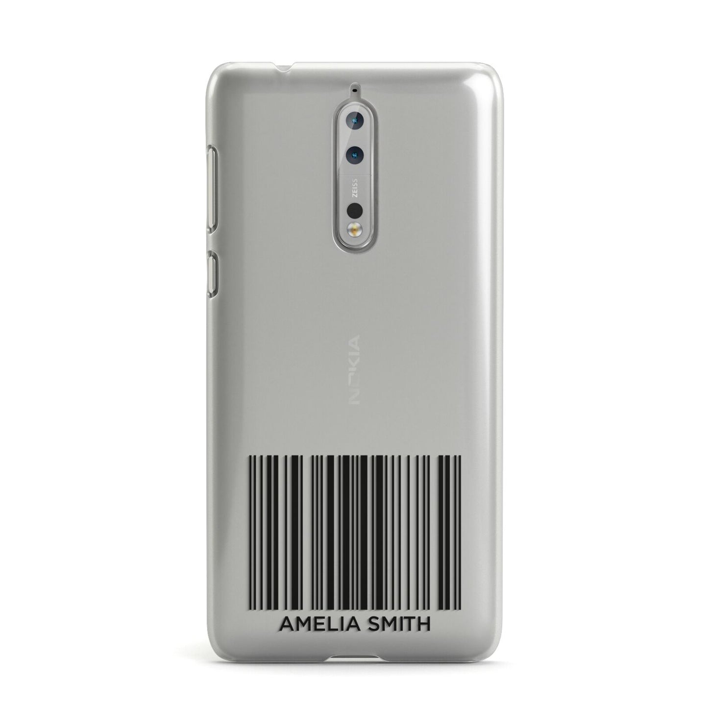 Barcode with Text Nokia Case