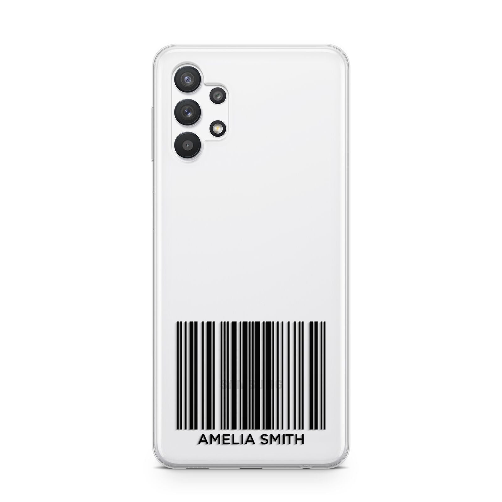 Barcode with Text Samsung A32 5G Case