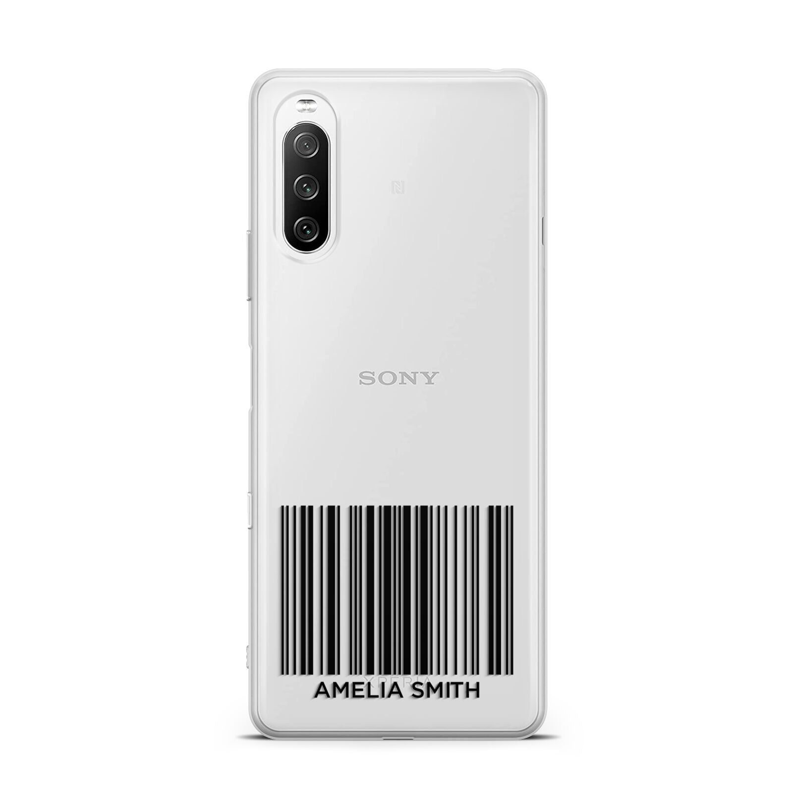 Barcode with Text Sony Xperia 10 III Case