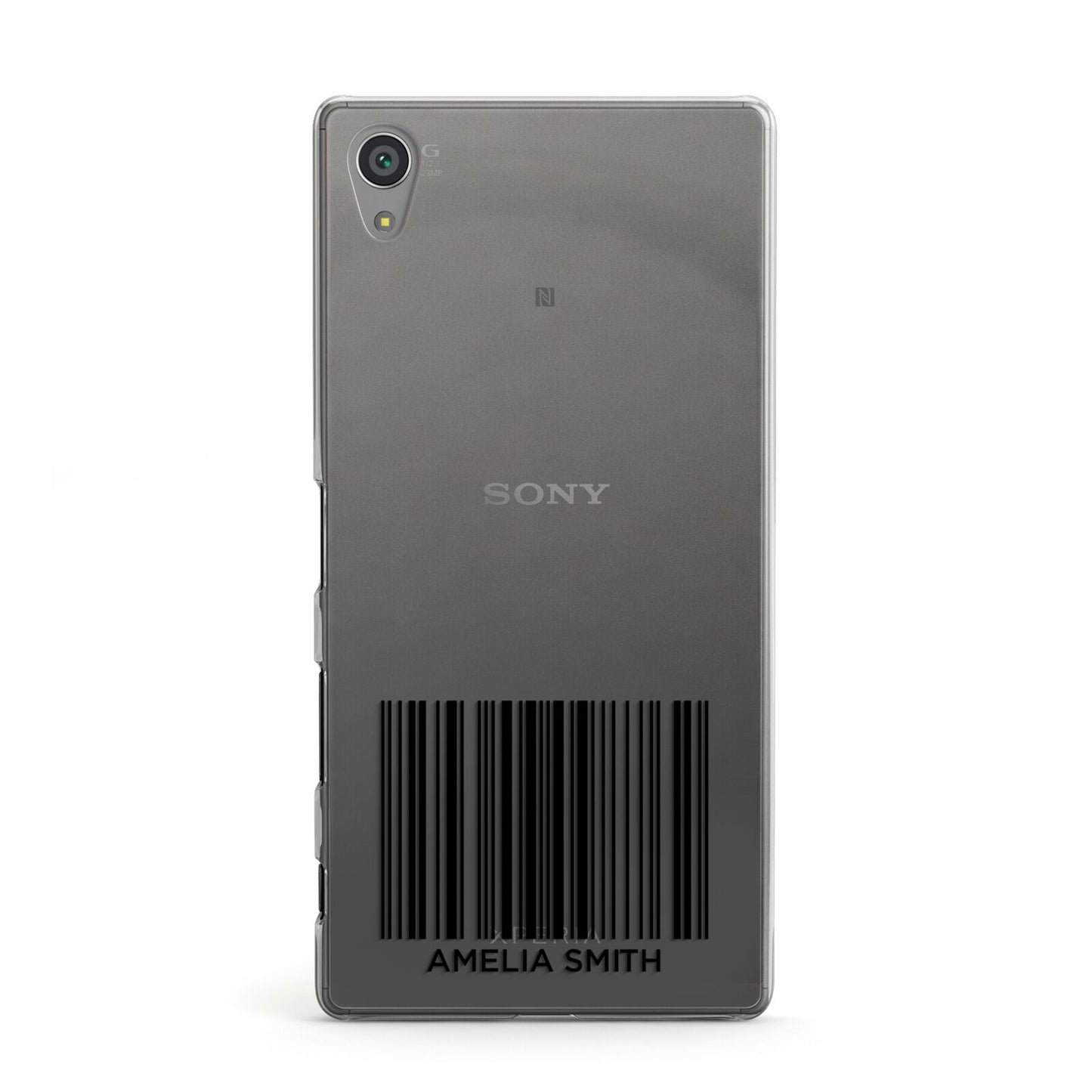 Barcode with Text Sony Xperia Case