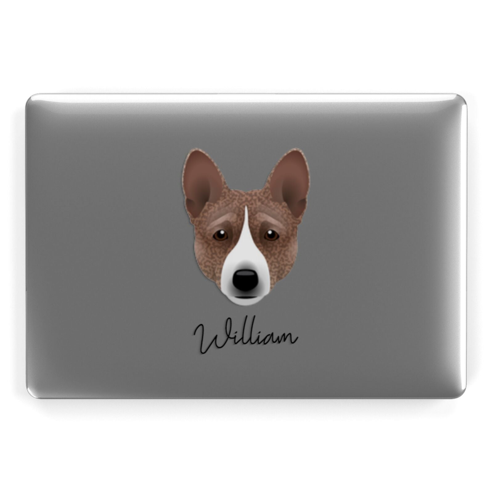 Basenji Personalised Apple MacBook Case