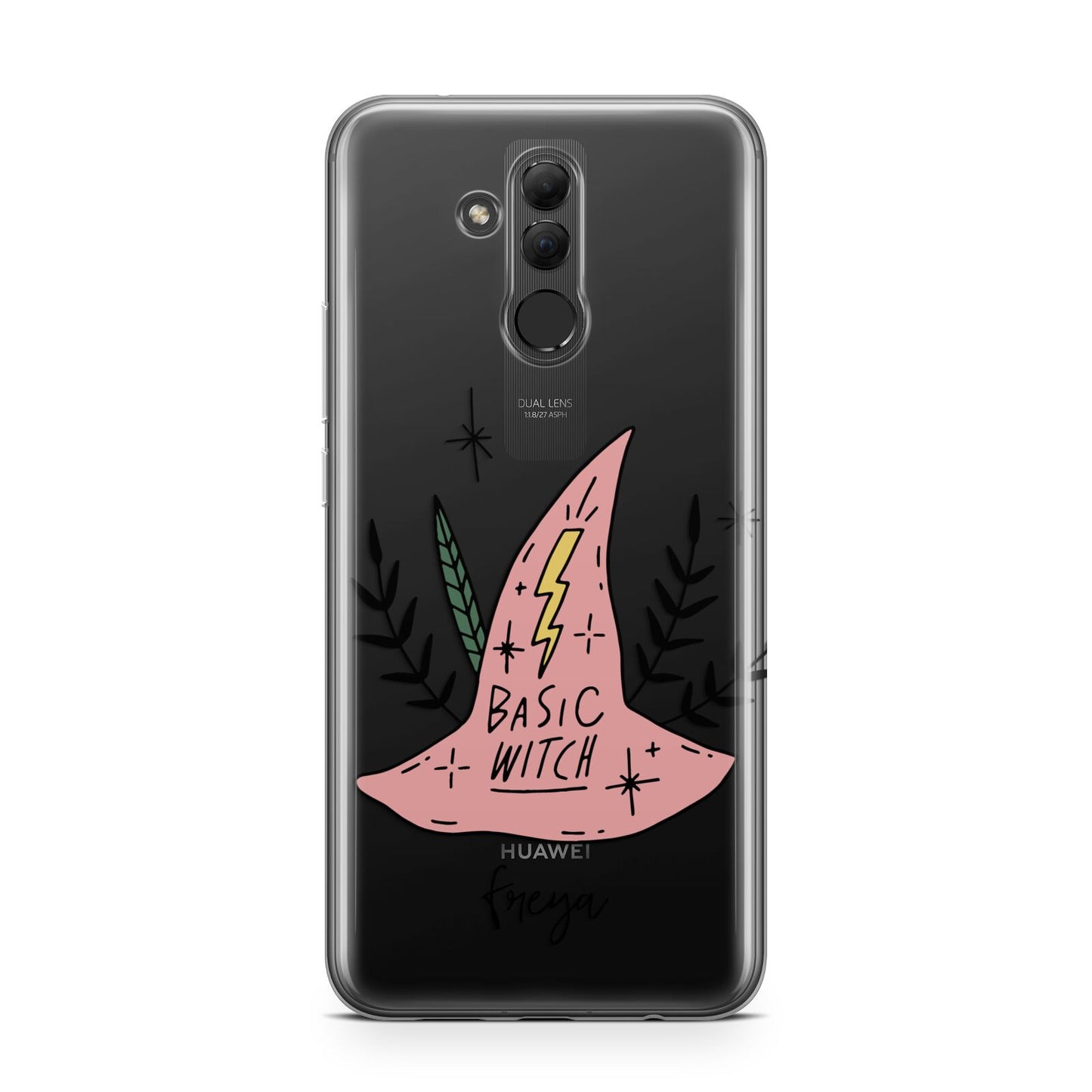 Basic Witch Hat Personalised Huawei Mate 20 Lite